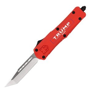 COBRATEC KNIVES MEDIUM FS-3 TRUMP 2024 RED TANTO NON SERRATED