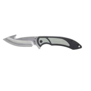 Old Timer Trail Boss Gut Hook Folder Knife 3 1-2" Blade Black