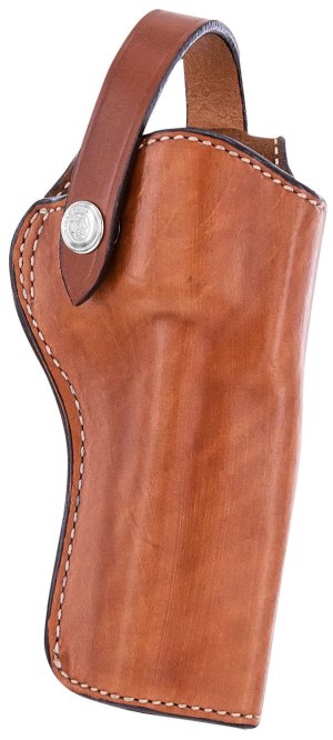 Bianchi 1L Lawman Right Hand 6.5" Colt .22 New Frontier Western Style Holster Plain Tan 10045