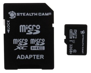 Stealth Cam STC32MICSD 32GB Micro SD Memory Card Class 10 Black