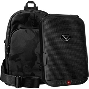 Vaultek TPS10-BK1 LifePod 1.0 + TrekPack Secure Electronic Portable Gun Safe, Black