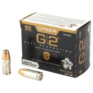 Speer Gold Dot G2 9mm Luger 147 Grain 20 Rounds 24226