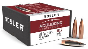 Nosler AccuBond Long Range 30 Cal .308 168 gr 100 Per Box 58455
