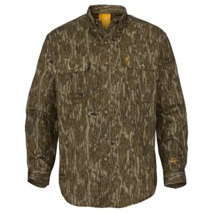 Browning Wasatch-CB Mossy Oak Bottomland LS Shirt Size:XL