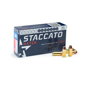 STACCATO 1-919-MATCH136-STAC-M-ECOM 136GR 9MM MATCH AMMO