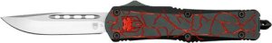 CobraTec Knives Medium FS-3 OTF Fractured Black Red 3 In D2