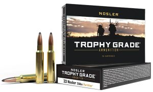 Nosler 60134 Trophy Grade 33 Nosler 250 Grain Partition 20 Rounds