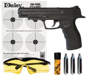 Daisy 415 Pistol Kit with Glasses and Targets - BB CO2
