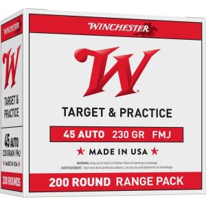 Winchester USA45W 45 Auto 230 Grain FMJ 200 Rounds Box