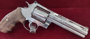 Colt Kodiak 44MAG 6 In SS Custom Shop Engraved