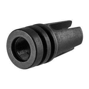 Brownells XM16E1 3 PRONG 22 CALIBER FLASH HIDER 1/2"-28 STEEL BLACK