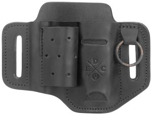 1791 Gunleather HDESSFBLKA EDC Black Leather Ambidextrous Belt Slide