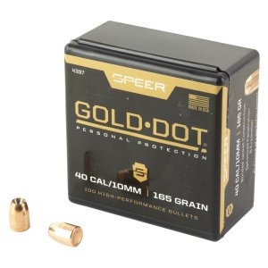 Speer Gold Dot 4397 40 Cal .400 165GR Hollow Point 100 Box