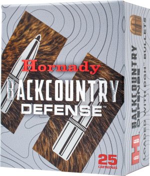 Hornady Back Country 9mm +P 138 Grain 25 Per Box 10 Case 90268