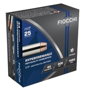 Fiocchi 44XTPB25 Hyperformance 44 Rem Mag 200gr XTP JHP 25 Rounds