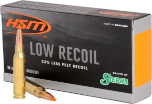HSM 7mmMag-24-N Low Recoil 7mm Rem Mag 140gr SBT Ammo 20 Rounds