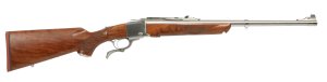 Ruger 21347 No. 1 Sporter 35 Whelen 22" Brushed Stainless Steel Rifle