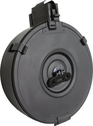 Iver Johnson MAGAK47100 AK-47 Drum Magazine 7.62x39mm 100-Round Steel