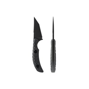 Toor Knives STR T Fixed Blade Knife - 2.75" - Tanto - Socom Black