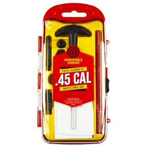 Shooter's Choice .45 Caliber Pistol Cleaning Kit with Brass Components