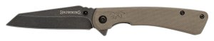 Browning 3220512 Rock EDC 3" Wharncliffe Blade G10 Handle Folding Knife