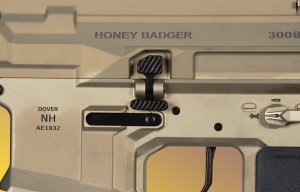 Q LLC ACCBBC Oversized AR-15 Bolt Catch Black Stainless Steel