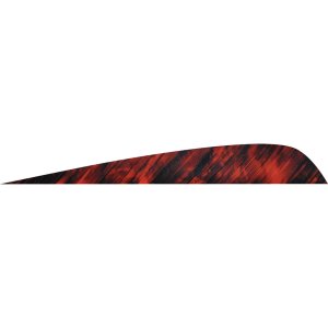 Gateway 400RPTRD-50 Parabolic Feathers 4 In Red RW 50 Pack 2.76 Grains