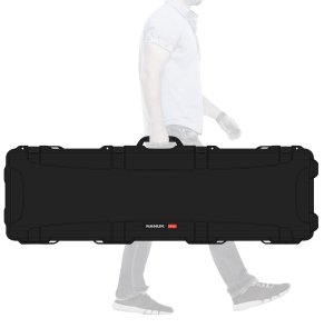 Nanuk 9951001 52" Black Waterproof Hard Case Foam and Wheels