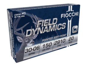 Fiocchi Field Dynamics .30-06 Springfield 150gr PSP 20Rd