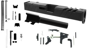 TacFire PKGLK19 Glock 19 Gen3 Parts Kit Black RMR Cut Slide 9mm Barrel