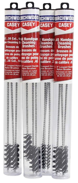 Birchwood Casey 9" Nylon Handgun Cleaning Brushes 3 Pack