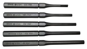 Grace USA Punch SET Roll PIN Holder OF 5 Steel GRRSH5