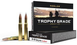 Nosler 46134 Trophy Grade 30-06 Springfield 180 Grain AccuBond 20 Rounds