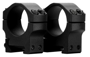 MDT Premier 30mm Medium Aluminum Scope Ring Set Black 103347BLK