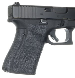 Talon Grips EV02R Textured Black Rubber Grip for Compact Glock Gen 5