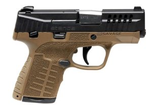 Savage Stance 9mm FDE Pistol 10+1/7+1 Rounds Manual
