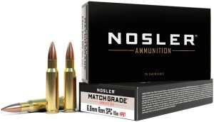 Nosler 75035 Match Grade 6.8 SPC 115gr HPBT 20rd Box