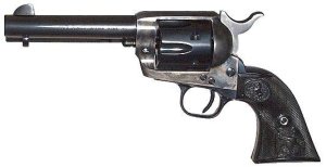 Colt P1840 Single Action Army Peacemaker 45 Colt (LC) 4.75" Blued Barrel, 6rd Capacity Cylinder, Case Hardened Frame & Black Grip