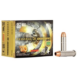 Federal Premium P357XB1 357 Magnum 140gr Barnes Expander 20 Rounds