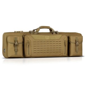 Savior Equipment Urban Warfare Double Rifle Case Dark FDE 600D Polyester 42 RB-4212DG-VER2-TN