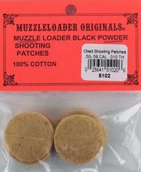 M-Loader .50-.59 Oiled Patch .010 100pk Shooting Patches