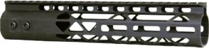 Guntec GT-10MLK-AL Air Lite 10" M-Lok Handguard Black 7.5oz AR15 Rail