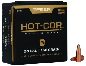 Speer 2023 Hot-Cor 30 Cal .308 150 gr Spitzer Soft Point