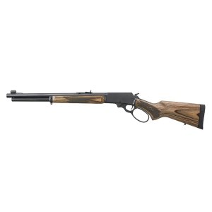 Marlin 70456 1895 Gun Guide 45-70 Govt 6+1 19.10" Threaded Satin Blued Barrel/Brown Laminate