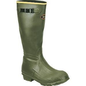Lacrosse 266040-08 Burly Waterproof Men's Boots, Green, Size 8, 18" Height