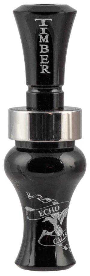 ECHO 77715 Timber Single Reed Duck Call Black Acrylic