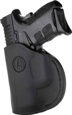 1791 Gunleather 2WH-4-SBL-R IWB Holster RH Steerhide Black