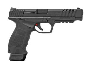 SAR USA SAR9SPTBL 9mm Pistol, 5.2" Barrel, 17+1 Rounds, Black Finish
