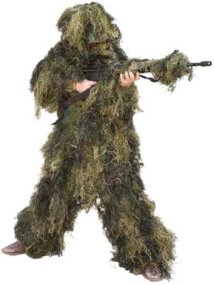 Red Rock Gear Youth Ghillie Suit Medium 5-Piece Woodland