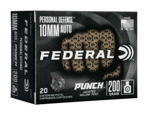 Federal PD10P1 10mm Auto 200 Grain Jacketed Hollow Point 20 Rounds